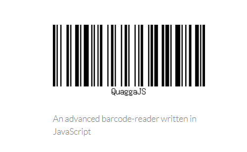 quagga.min.js 条形码识别js插件，可以从照片，摄像头中实时识别条形码